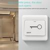 Concealed Installation Door Switches Button Plastic Access Control Switches Door Entry Button for Door Access Control