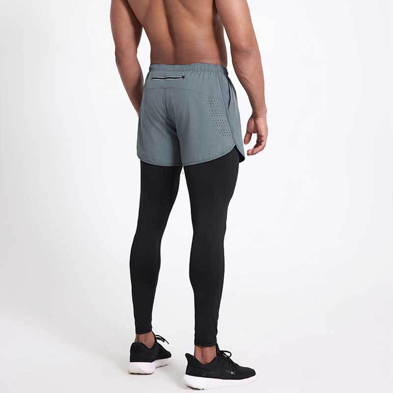 Мужские профессиональные шорты для марафона 2024 года с подкладкой — двухслойные, 3-дюймовые, тренд для легкой атлетики и фитнеса