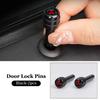 2/4pcs Aluminum Alloy Car Door Lock Pin Styling for Mitsubishi Mirage Lancer 9 10 ASX L200 Colt Pajero Outlander Eclipse UG2