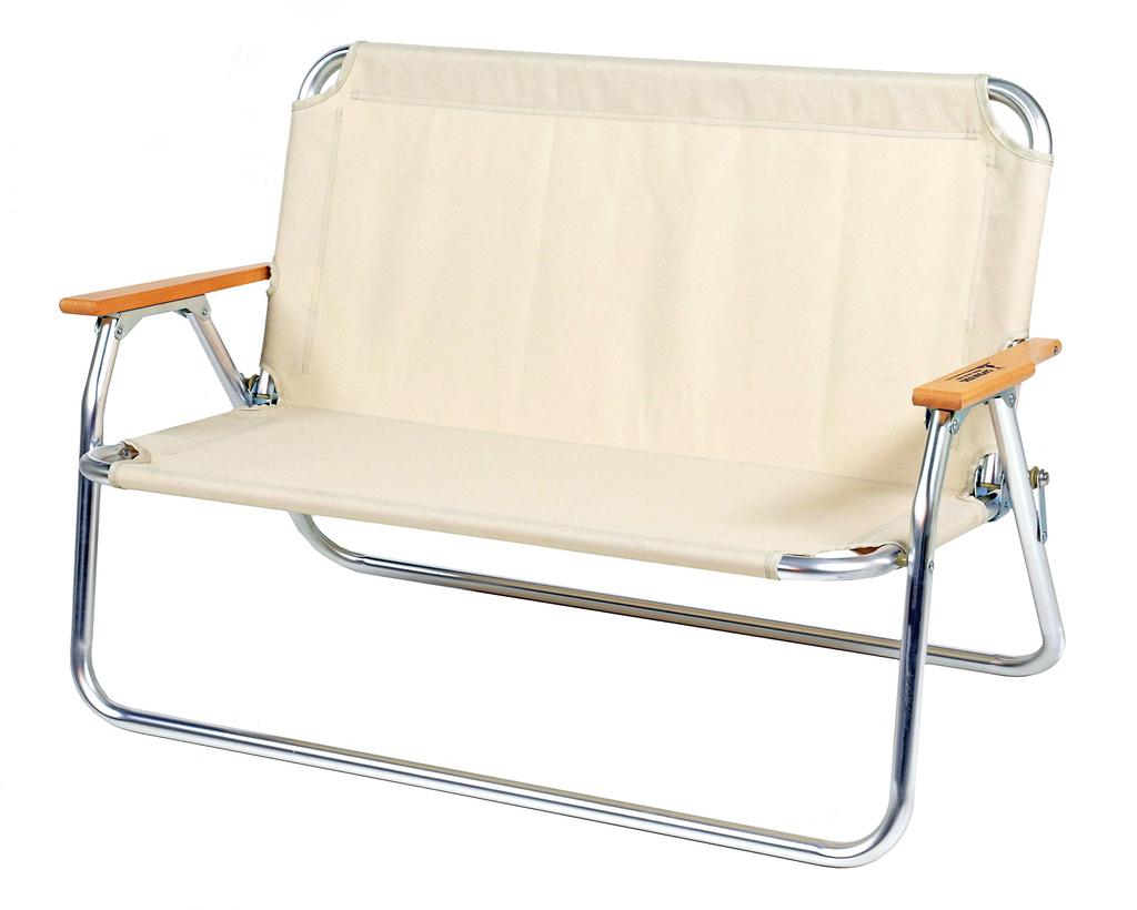 CAPTAIN STAG Bench Aluminum Back Bench CS Classics UC-1659