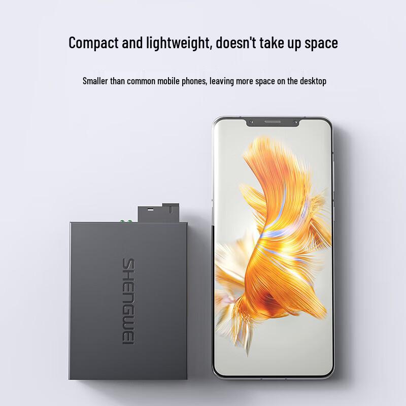 Shengwei BGH218A Gigabit Single-Mode Single-Fiber Optical Transceiver