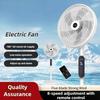 Household 16 Inch Electric Fan Wide-angle Shaking Head Vertical Fan 8 Gears Wind Speed Adjustable Floor Fan