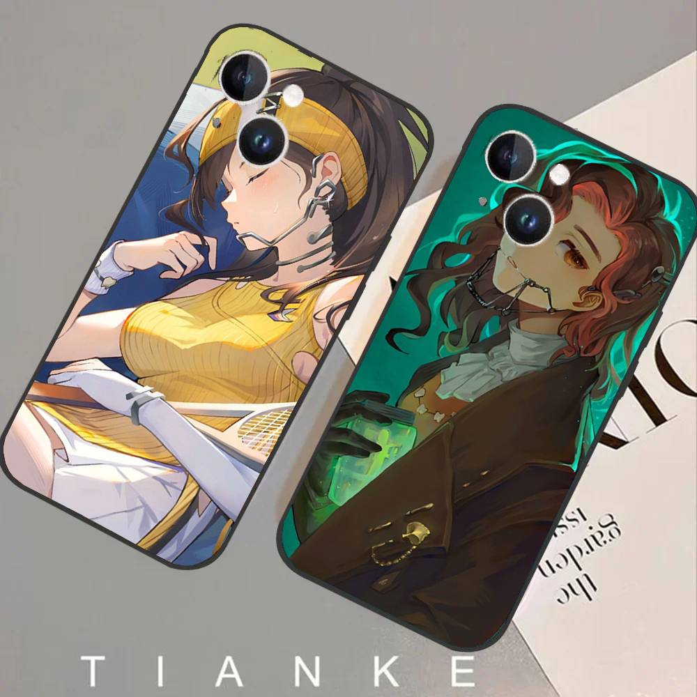 Зубная фея Анимированная игра R-Reverse 1999 Чехол для телефона For IPhone 17 Air 16 15 14 13 Pro Max 11 12 Черный силиконовый чехол