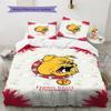 Ferris State Bulldogs Pattern Bedding Set Quilt Cover Pillowcase Home Decor Gift (1 * duvet cover + 2 * pillowcase, without core)