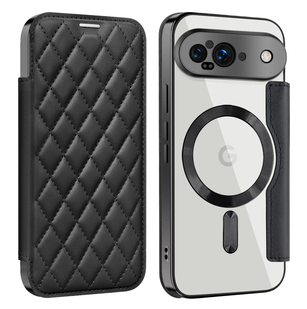 Для Google Pixel 7a/8a/9/9 Pro/9 Pro XL/10/10 Pro/10 Pro XL. Кожаный чехол Yadun Small Fragrance с блокировкой RFID и поддержкой беспроводной зарядки
