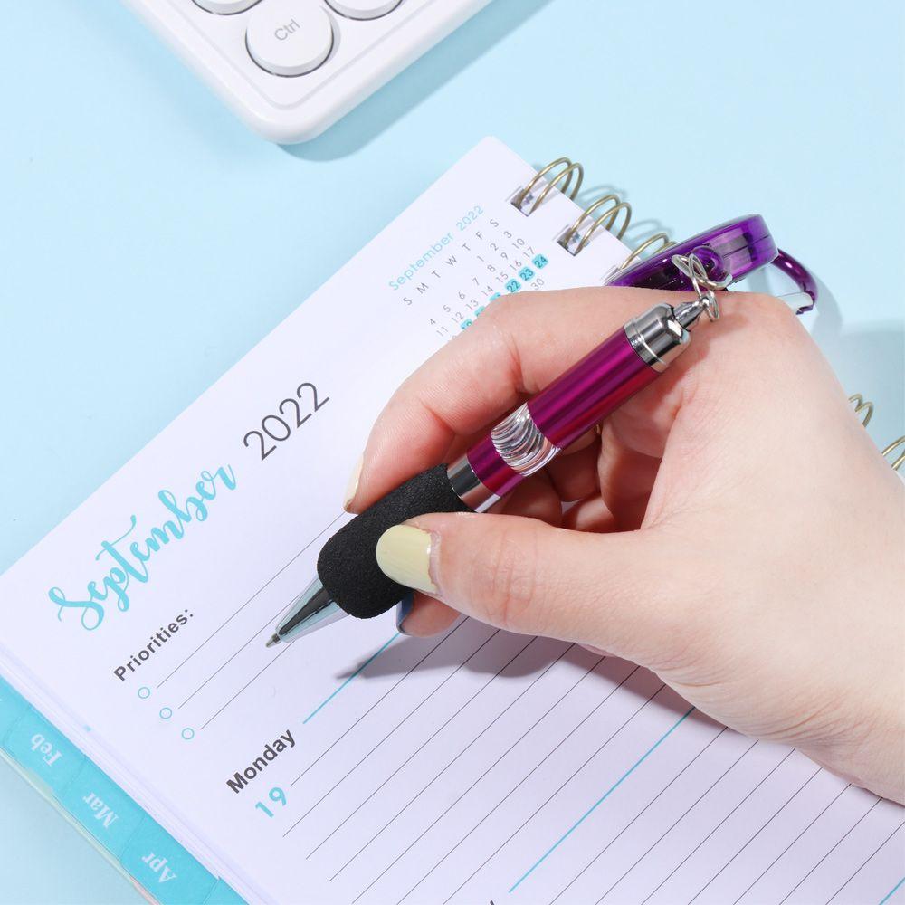 Pull Rope Stationery Ring Lanyard Neutral Pen Writing Tools Ballpoint Pen Easy Pull Buckle Pen