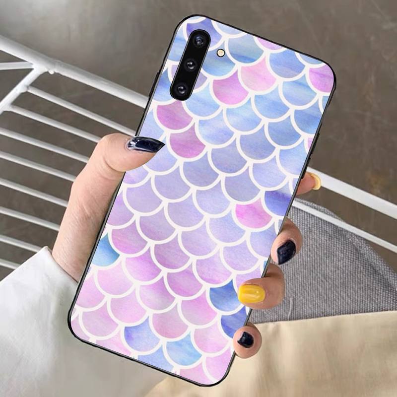 YNDFCNB Mermaid Fish Scale Phone Case for Redmi Note 8 7 9 4 6 Pro Max T X 5A 3 10 Lite Pro