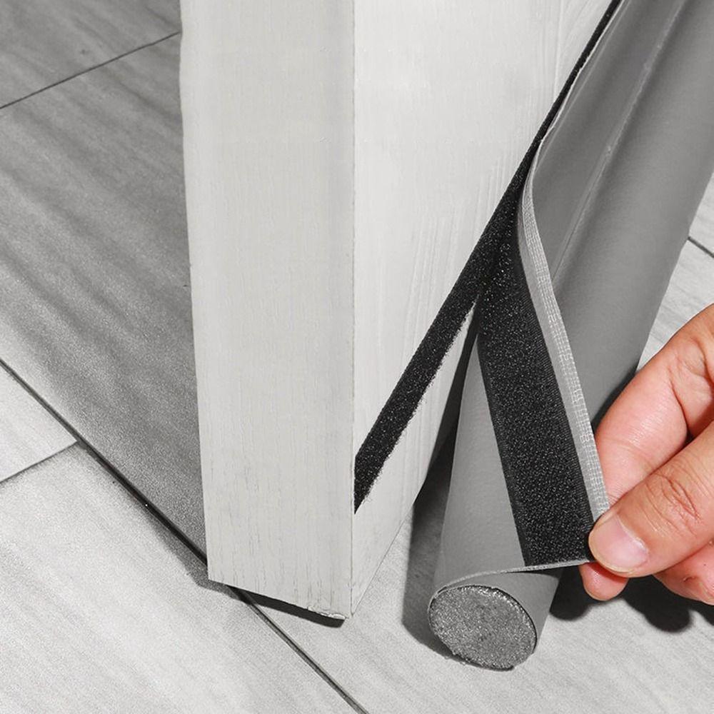 Windproof Under Door Draft Stopper Leather Sound Insulation Sealing Strip Door