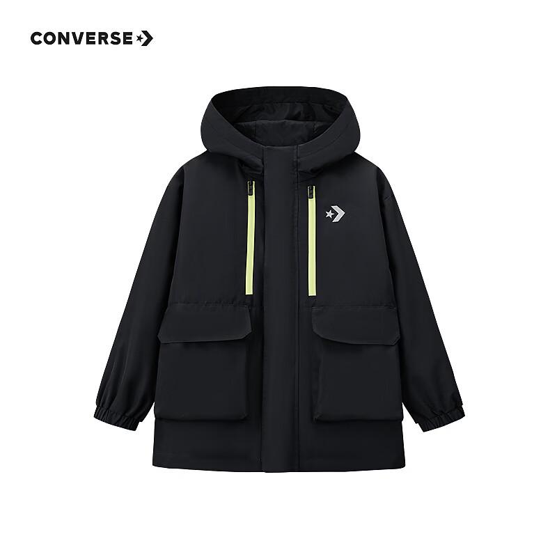 Converse Водонепроницаемая ветровка с капюшоном для молодежи