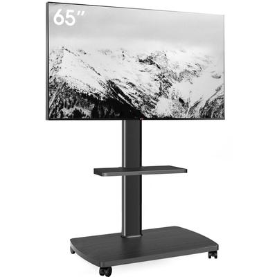 AOKCOS TV настенный телевизор мобильный телевизор совместимый с поставляется с 1 средним поставляется с высотой деревянный черный FTC2407AWB подставка, подставка, подставка, 32-65 дюймов,