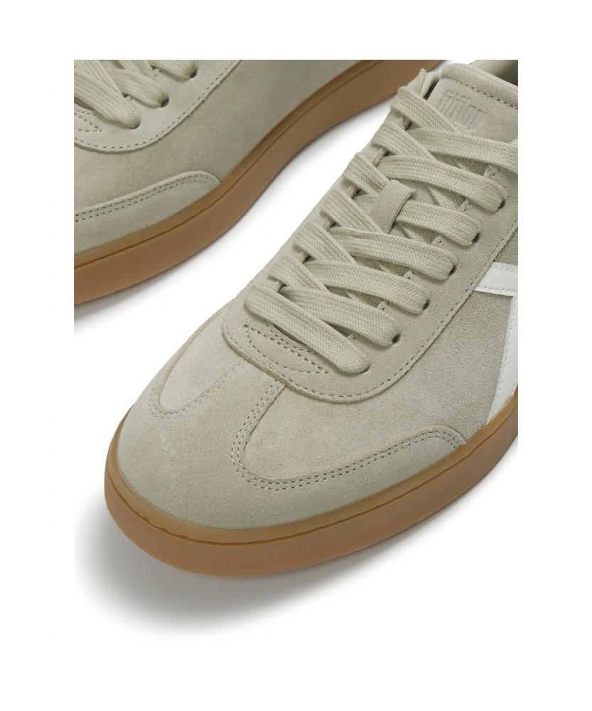 Мужские кроссовки Fitflop Dash из замши - Saze Green/Urban White (Ft61K1N04H)