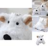 Cute And Soft Plush West Highland White Terrier Dog Car Keychain Doll For Gifts