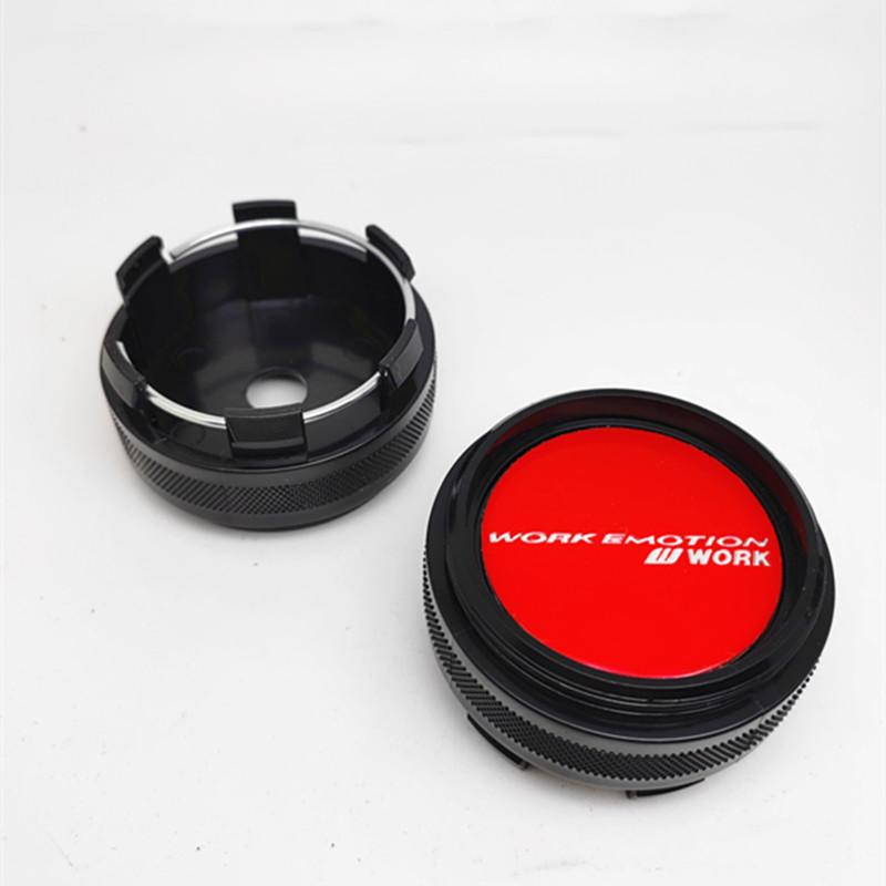 4pcs 62mm 56mm W Work Emotion Wheel Center Caps Hub Cover Car Rims Dust Proof Hubcaps Emblem