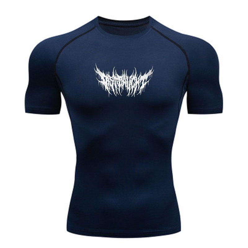 Men's Compression Workout T-shirt, Quick Dry Breathable Spor