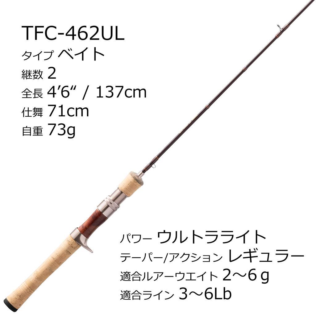 AbuGarcia Trout Field TROUTFIELD Native Trout Fishing Rod Trout Rod 2 Pieces (Абу Гарсия) TFC-462UL