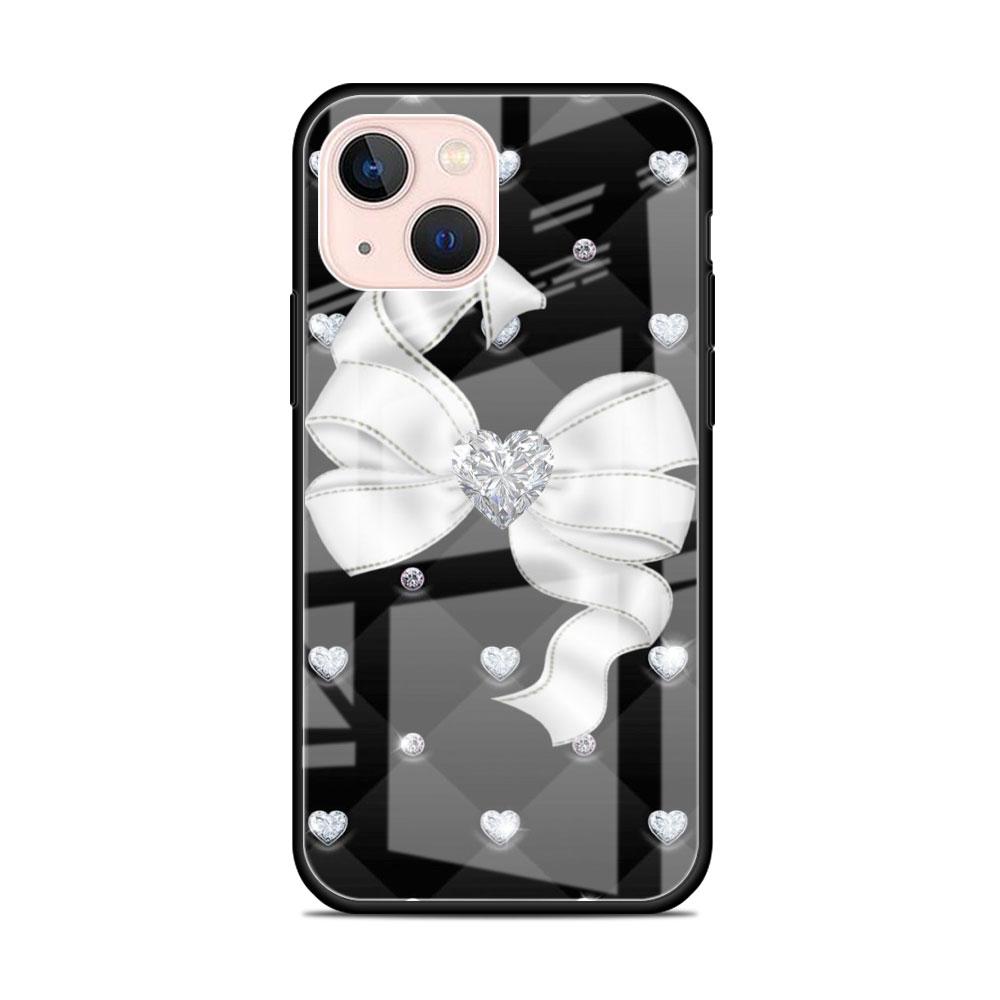 Стеклянный чехол для Apple iPhone 14 13 Pro 11 12 7 8 Plus SE 2022 XR X XS Max 6 6S закаленный чехол для телефона Love Bow