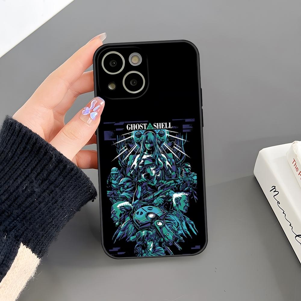 Чехол для телефона в стиле аниме G-Ghost In The Shell для iPhone 17 Pro Max 16 15 14 Pro Max 13 Mini 11 12 Xr X Xs SE Plus Задняя крышка