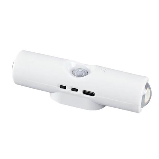 Светильник с датчиком движения для использования в помещении, перезаряжаемый, с интеллектуальным светодиодным датчиком и магнитным креплением, для спальни, прихожей, лестницы, детской комнаты.