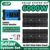 6000 Вт Interver Outdoor Power 12 В солнечный генератор энергии солнечная панель с 30 А комплектом солнечных батарей контроллер заряда солнечная система набор для кемпинга