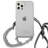 Guess Guhcp12Mkc4Gssi Iphone 12/12 Pro6,1 Transparent Hardcase 4G Silver Chain