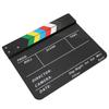 30x25CM Director Video Scene Clapperboard Professional Movie Film Action Clap Tool Acrylic