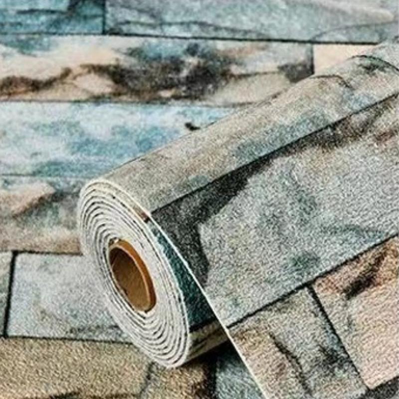 Home Decor Retro Brick Pattern Self-Adhesive Wallpaper Living Room Decoration Waterproof Moistureproof 3D XPE Foam Wallpaper
