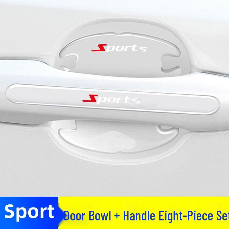 Transparent Car Door Handle and Edge Protection Strips Compatible with BMW, BYD, Tesla.