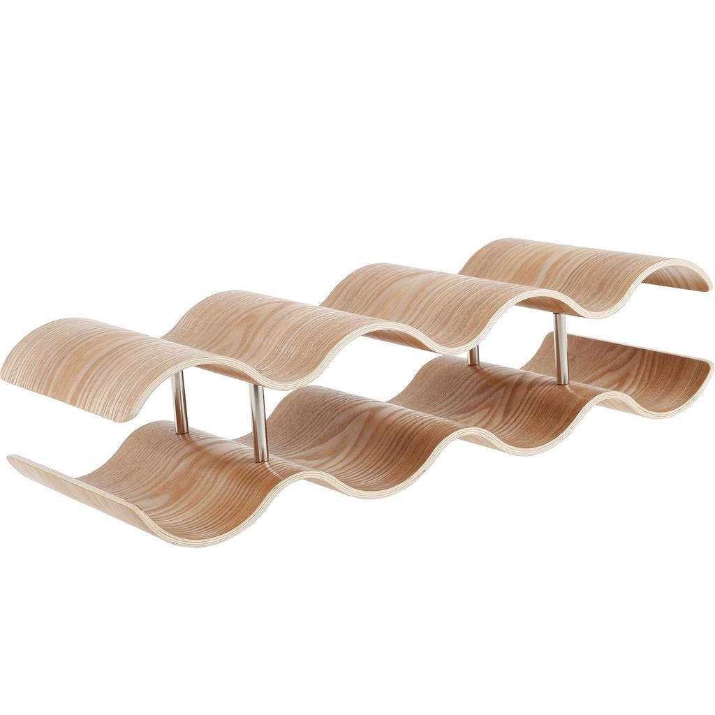 Деревянная винная полка 2/3 яруса Подставка-держатель для винных бутылок Кухня Собранная Подставка для дисплея Органайзер Бар Хранение Массивное хранение вина