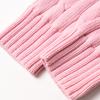 Polo Ralph Lauren SS23 Solid Color Logo Embroidered Slim Fit Cable Knit Sweater Women Sweater Pink WMPOSWENC020592-650