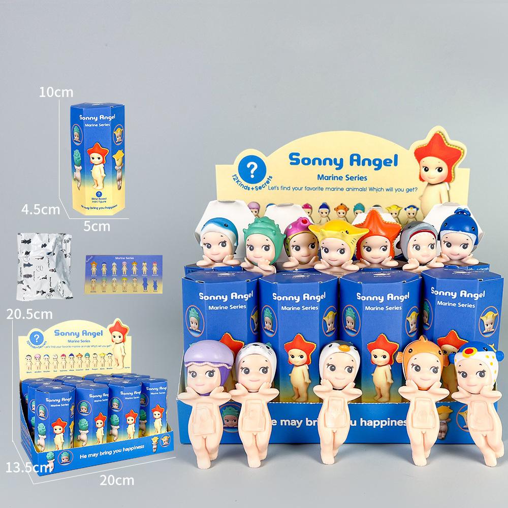 2026 Hot Anime Figures Ocean Animal Anime Figures Collectible Dolls Toy Set for Fan Children's Birthday Gift