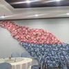 Имитация Цветочной Стены Фон Знаменитость в Интернете Стена Свадебная Арка Декоративный Набор Интерьер Свадьба Роза Креативность Цветной