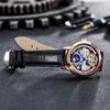 Tourbillon Moon Phase Wristwatch Luxury Hollow 3ATM Waterproof Stainless Steel Men Automatic Mechanical Watches Relojes Hombre