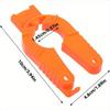 Plastic Bottle Cap Opener 3 Piece Water Bottle Opener Orange Soda Can Opener 3 In 1 Multi-Purpose Water Bottle Opener.