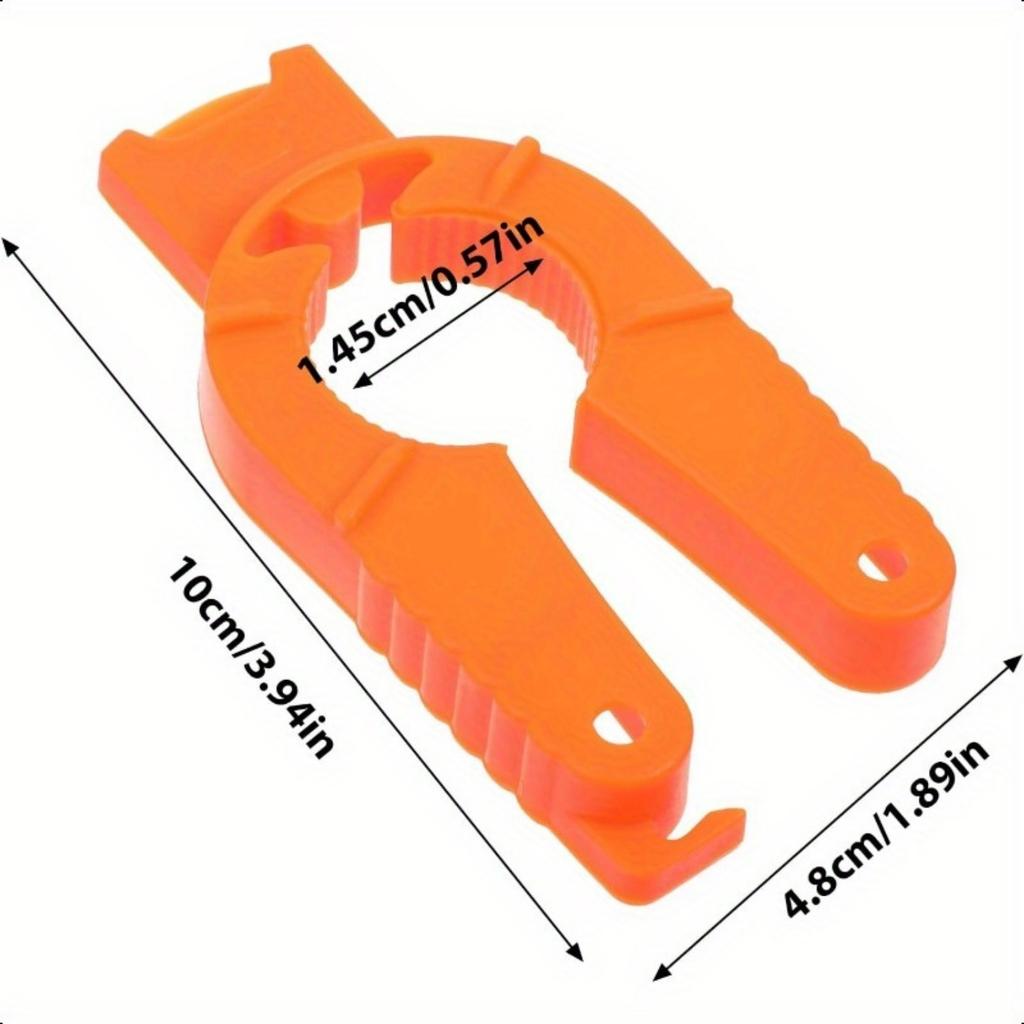 Plastic Bottle Cap Opener 3 Piece Water Bottle Opener Orange Soda Can Opener 3 In 1 Multi-Purpose Water Bottle Opener.