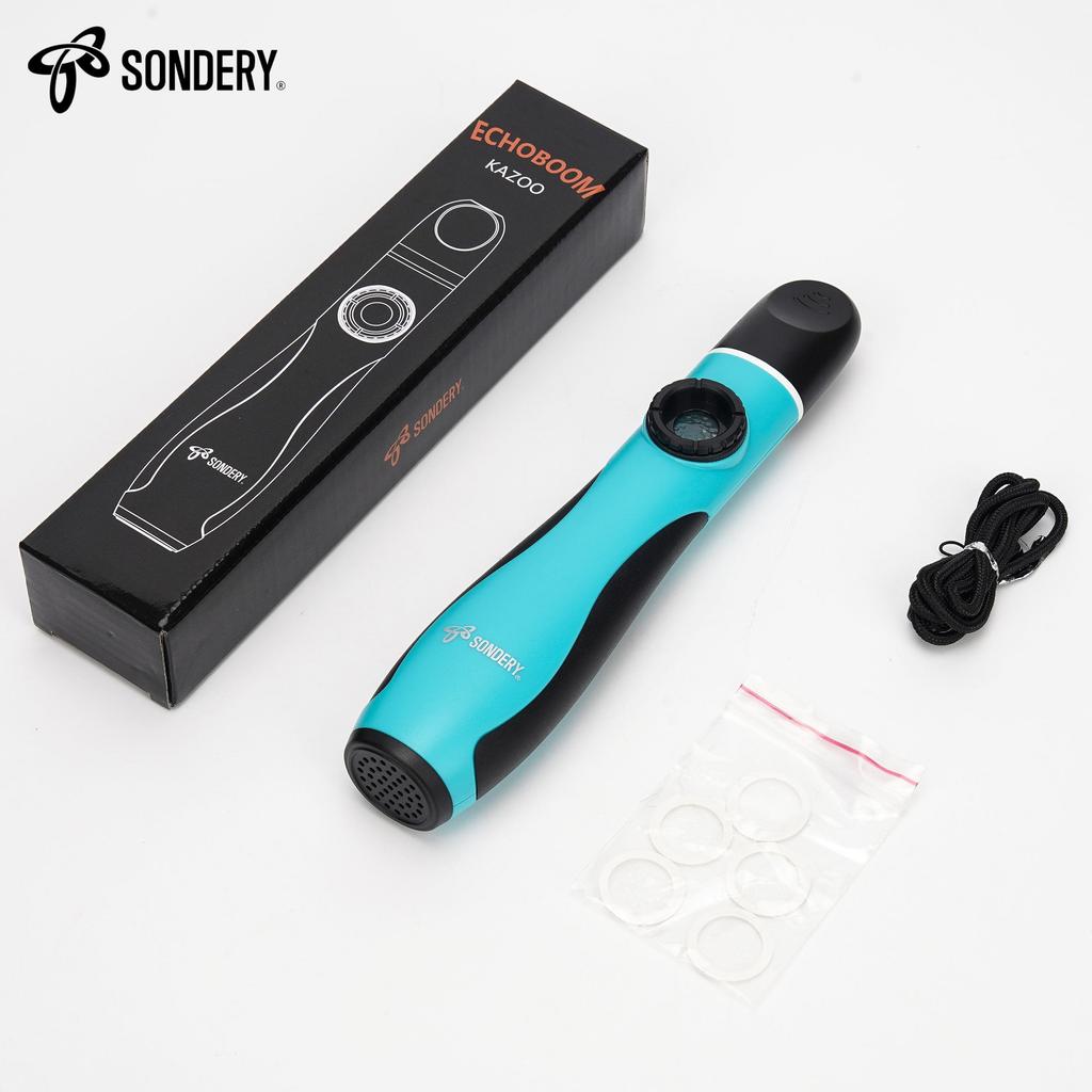 Sondery Kazoo Pro Басовый Казу, Ручной Инструмент Казу с 5 Вибрирующими Мембранами и Ремешком на Шею, Подходит для Детей и Взрослых.