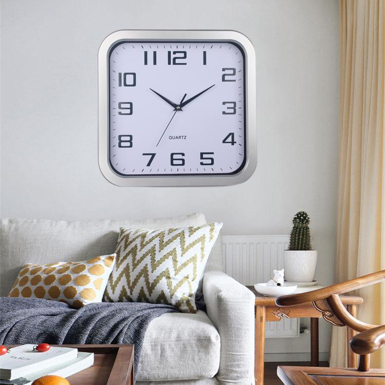 Простые настенные часы с бесшумным механизмом для гостиной, часы для дома, часы в ностальгическом стиле для гостиной, модные креативные настенные часы, кварцевые часы
