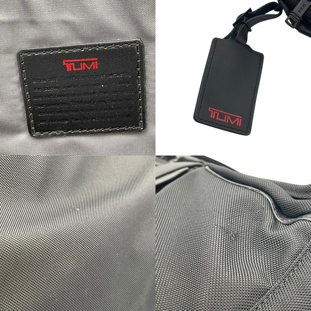 Used TUMI 3-Way Business Bag/Briefcase/Backpack ALPHA 3 Slim Three Way BriefBusiness bag black leather mens