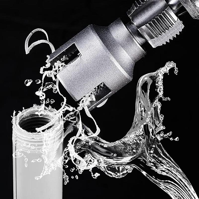 Высокоскоростной электрический инструмент для нарезания резьбы на трубах для водопроводных труб DN15 DN20 с двухсторонней внутренней/наружной резкой 4/6 точек