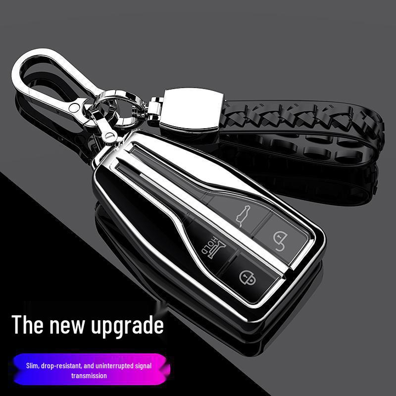 Premium Hongqi H9/HS5/HS7 Key Case with Male Buckle - Elegant Interior Car Decoration for Women