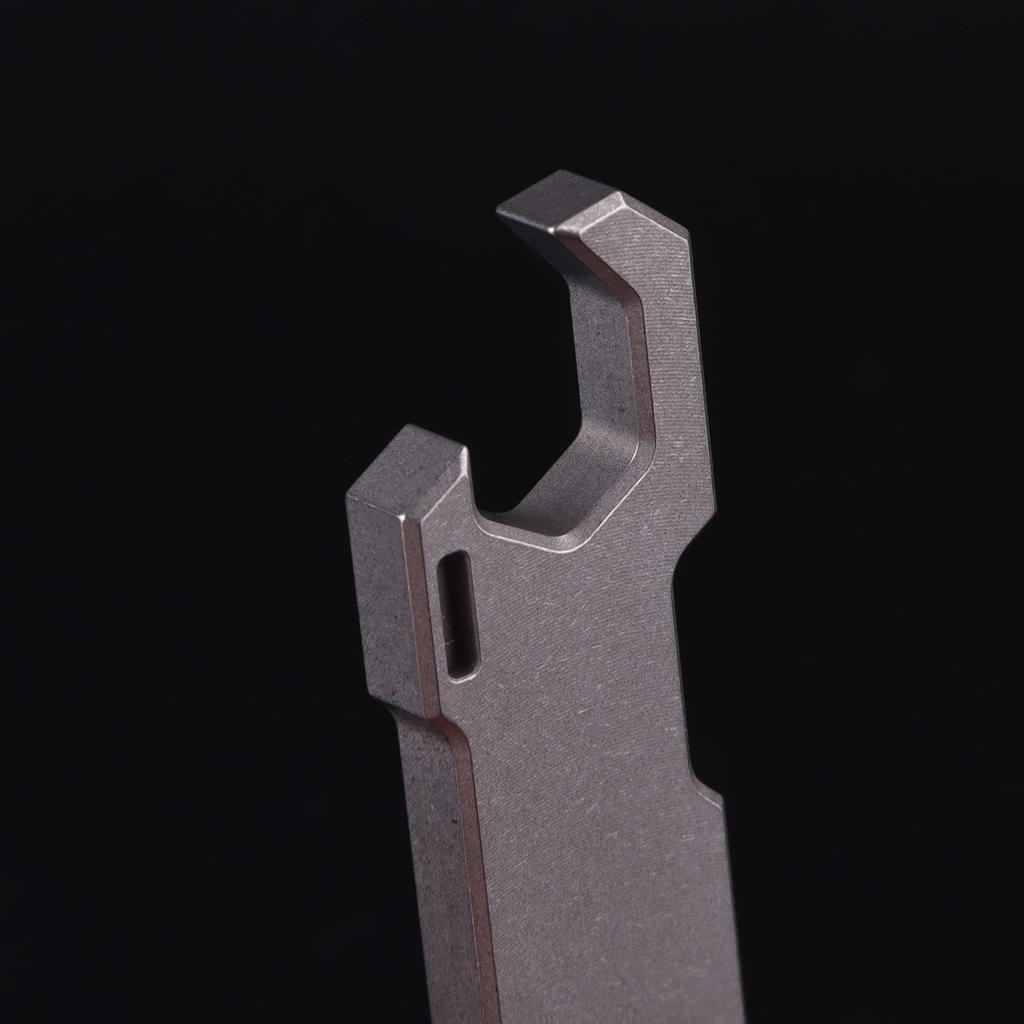 Hamans EDC Titanium EDC Pry Bar Keychain Bottle Opener Portable Multi-Tool Multi-Tool