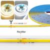 1 рулон DC12/24V 320LED гибкая лампа сверхяркое линейное освещение прочная светодиодная лента COB