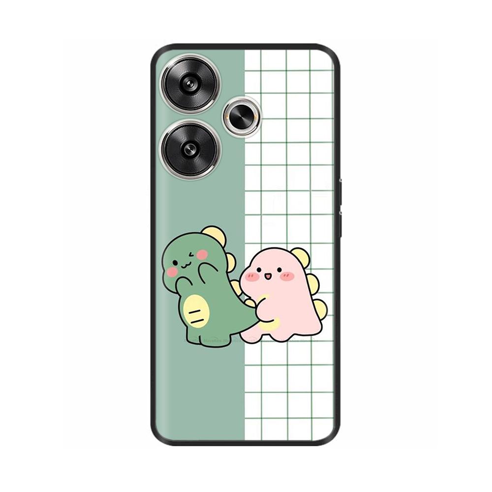 Shockproof Cover For Poco F6 Pro Case Animals Soft Silicone Bumper Cover For Xiaomi Poco F 6 PocoF6 Cases Funda Protective Shell