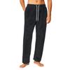 Men's Drawstring Pocket Flannel  Pants Homewear Sleep Pants