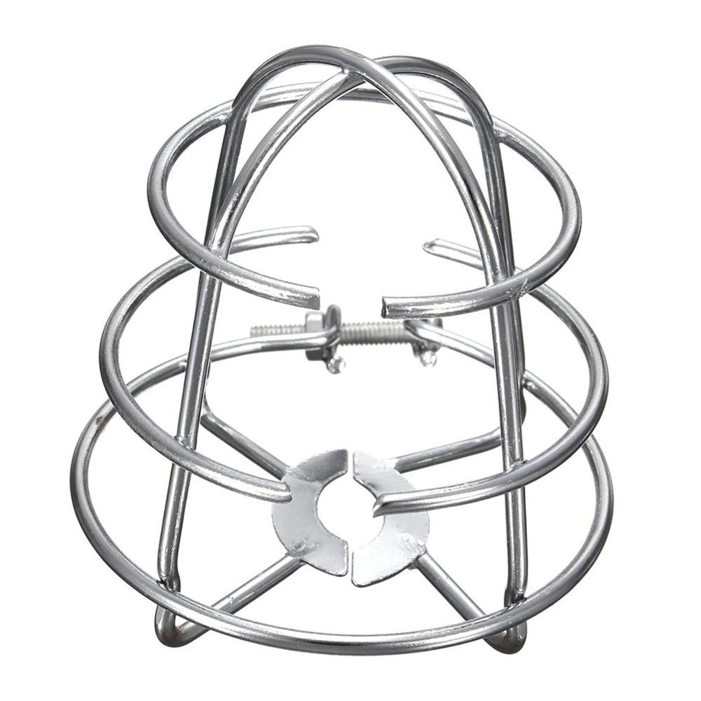 2pcs Screw Type Sprinkler Protector Cage Iron Universal Sprinkler Cover Garage Use