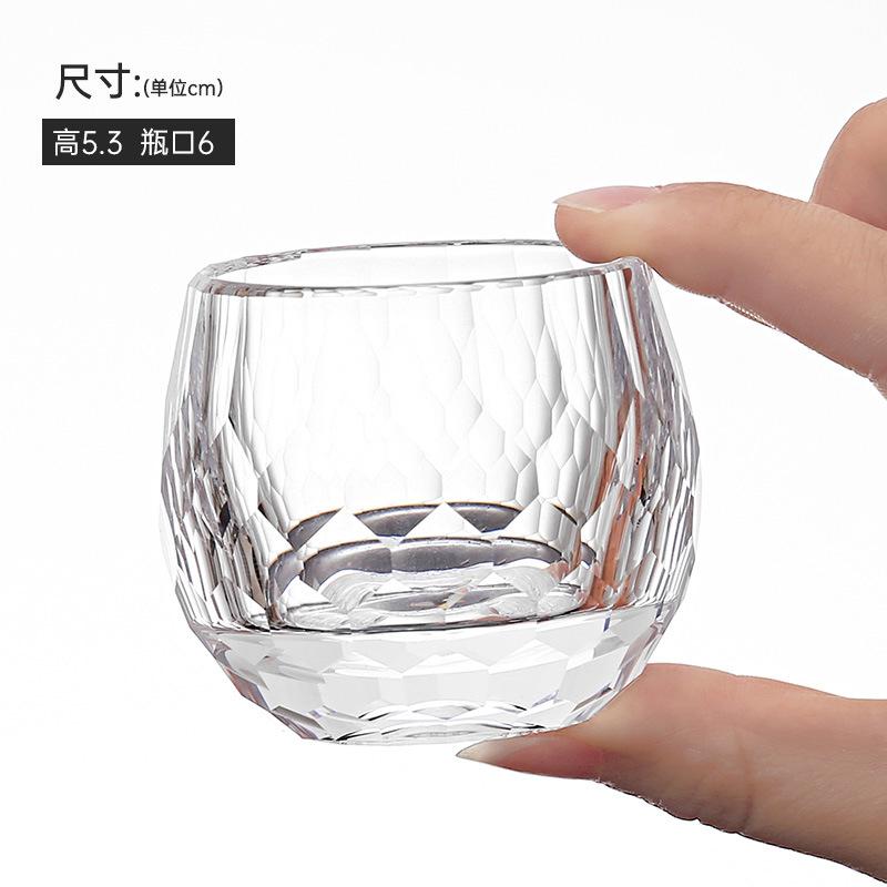European Style Glass SGlass Star Diamond White Wine Glass Home Use Cup Glass Cup SGlass Bar Barware Supplies
