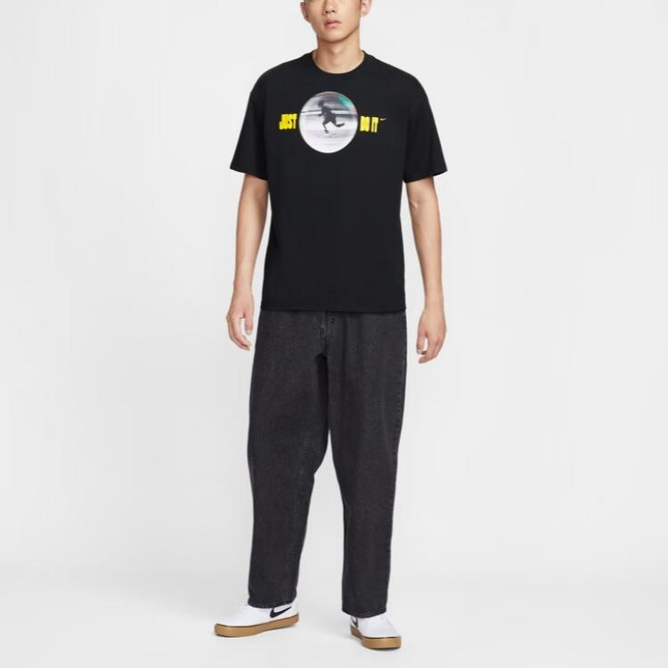 Nike Мужская футболка SB Just Do It Черная IV5614-010