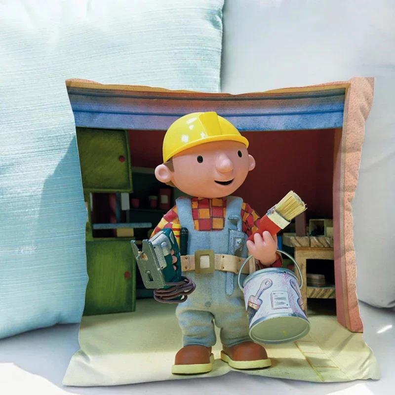 Б-Боб Строитель Декоративная наволочка для подушки x Декоративные подушки Наволочки Осеннее украшение Декор комнаты Наволочки