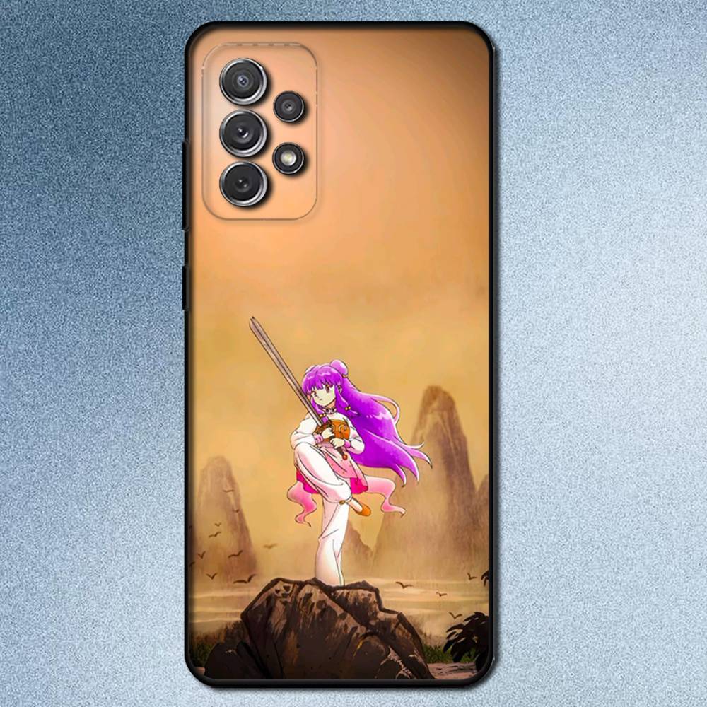 Чехол для телефона Ranma 1 2 для Samsung S25, S24, S21, S22, S23, S30, Ultra, S20, Plus, Fe, Lite, Note, 10, 9, 5G Черный чехол