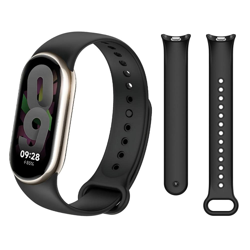 Для Mi Band 8 9 Ремешок mi band 8 Аксессуары Силиконовый Спортивный Запасной ремень Браслет на запястье correa для Xiaomi MiBand 9 Браслет