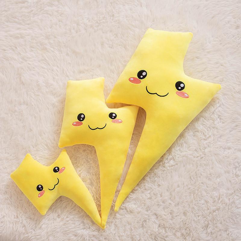 Облако Молния Плюшевая Игрушка Мягкая Кукла Украшение Комнаты Дивана Детский Подарок День Рождения